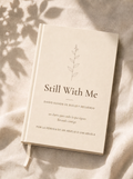 Diario de duelo Still With Me — por la pérdida de un abuelo o una abuela